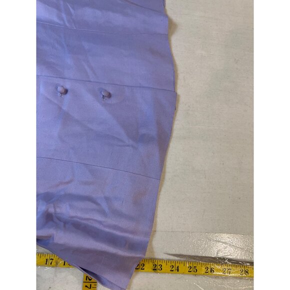 Adrianna Papell Lavender Silk Blouse & Floral Pants Set Size 16 - Picture 7 of 13